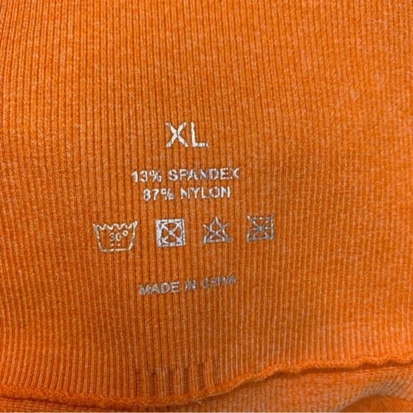 NVGTN Sunset Orange NV Seamless Leggings XL - Picture 4 of 5